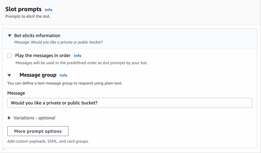 How to Create an AWS Lex-based Digital Cloud Assistant Chatbot 21