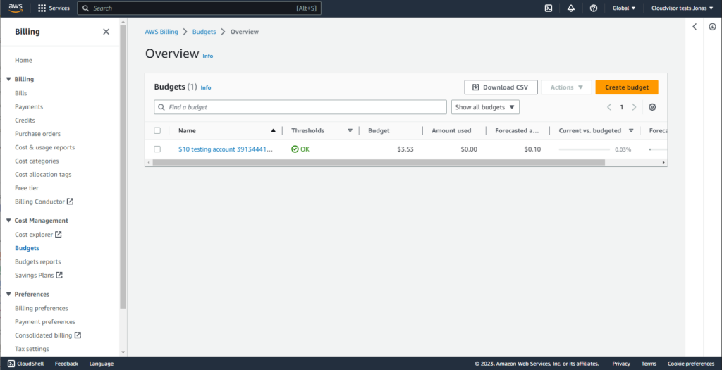 Cost Management - Set up billing alerts